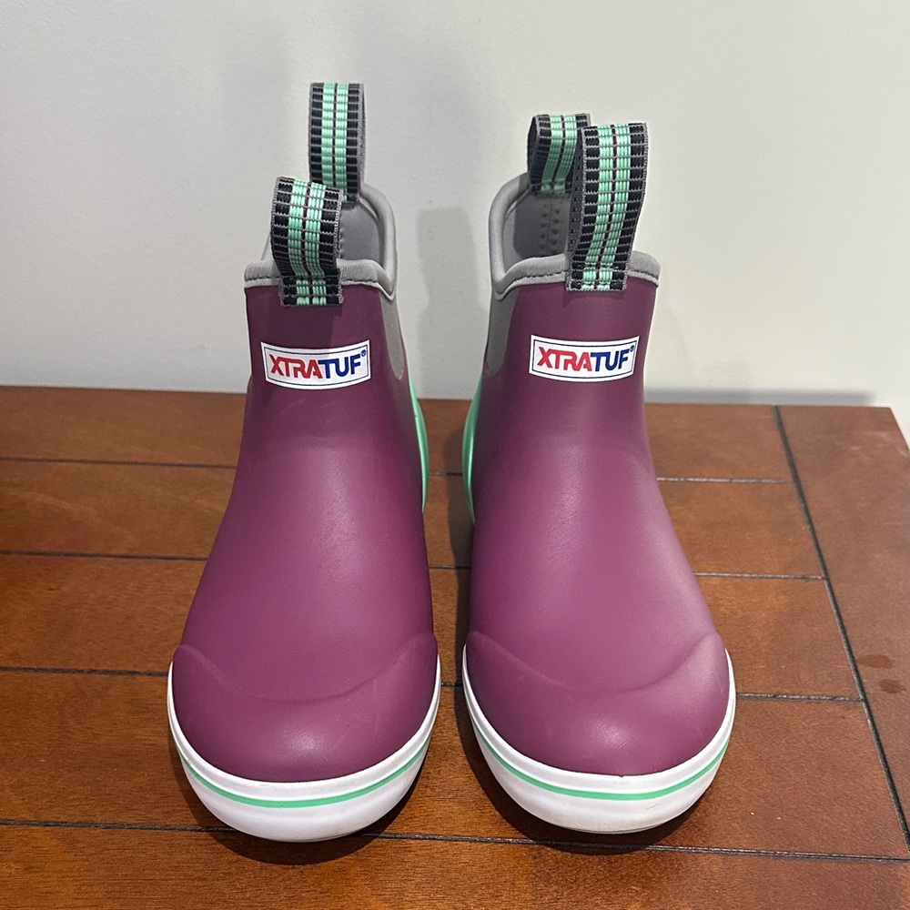 XTRATUF Purple/Green Boots